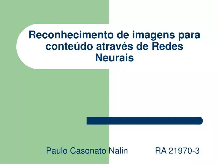 reconhecimento de imagens para conte do atrav s de redes neurais