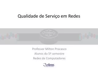 qualidade de servi o em redes