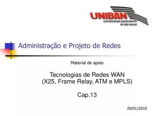 administra o e projeto de redes