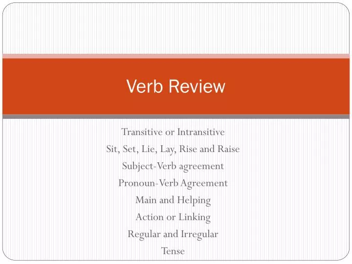 verb review