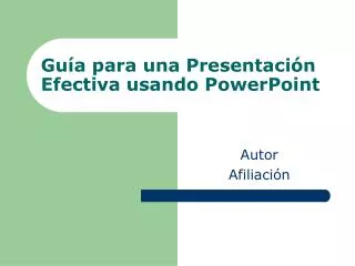 gu a para una presentaci n efectiva usando powerpoint