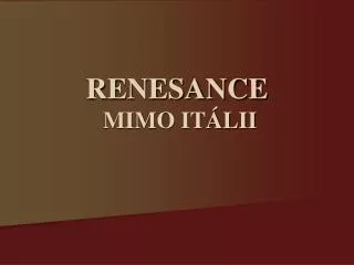 renesance mimo it lii