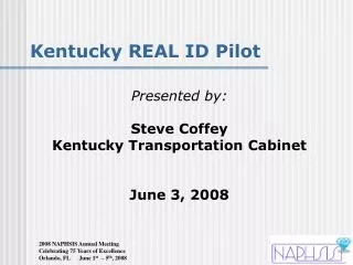 Kentucky REAL ID Pilot