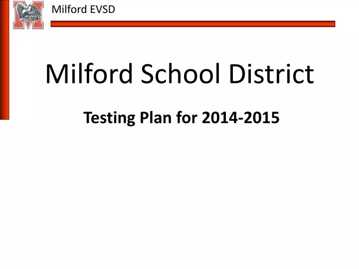 milford school district