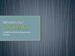 e wikileaks