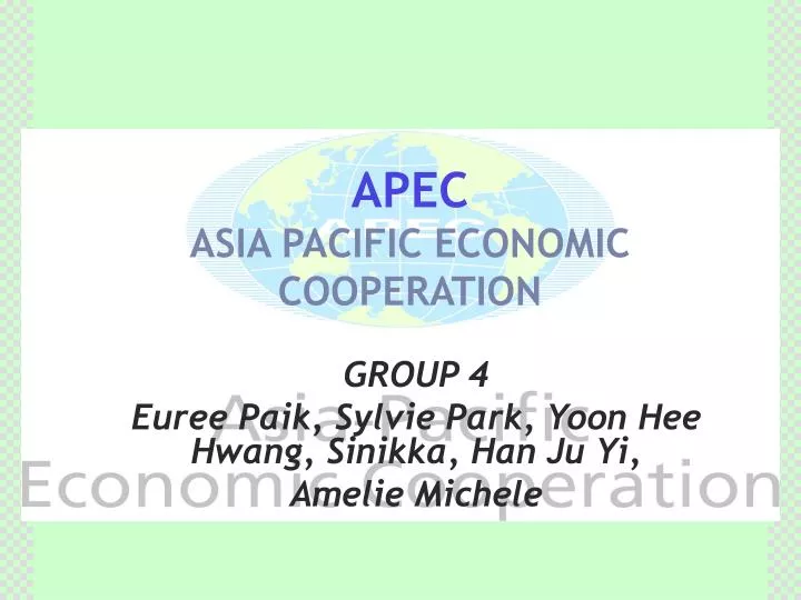 apec asia pacific economic cooperation