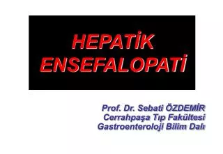 hepat k ensefalopat