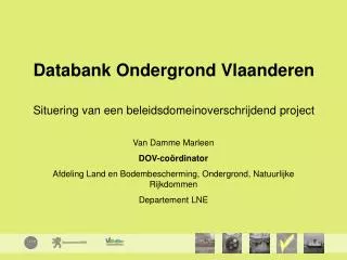 databank ondergrond vlaanderen