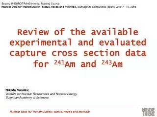Nuclear Data for Transmutation: status, needs and methods