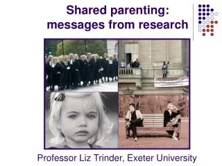 Shared parenting: messages from research