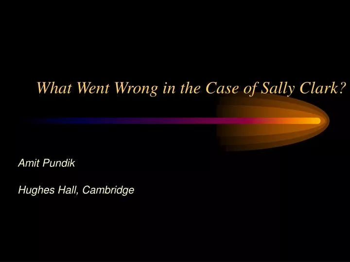 what went wrong in the case of sally clark