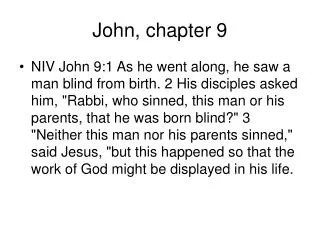 john chapter 9