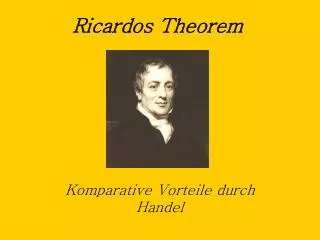 ricardos theorem