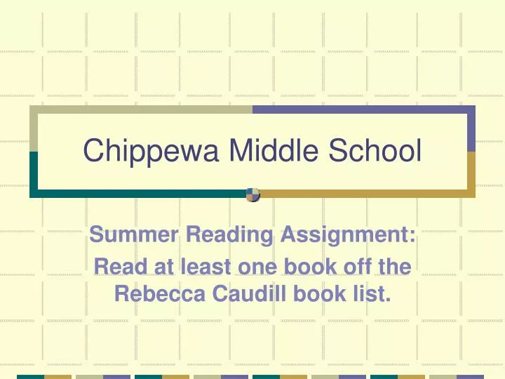 chippewa middle school