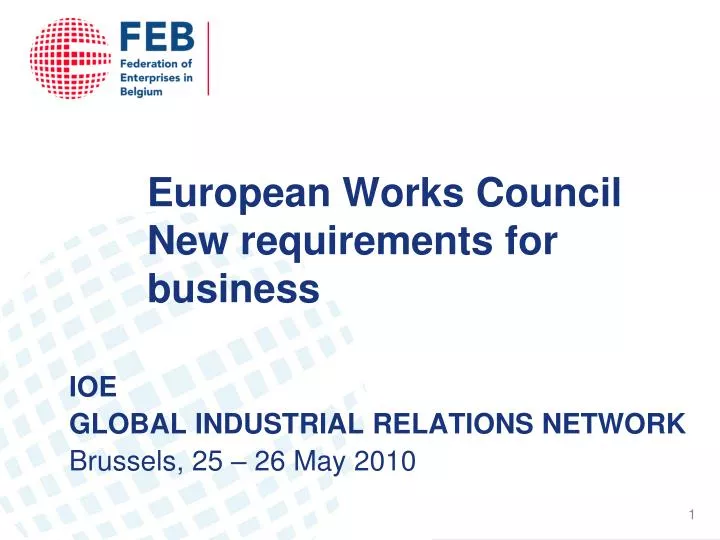 european works council new requirements for business