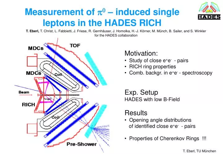 mea surement of p 0 induced single leptons in the hades rich