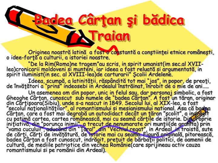 badea c r an i b dica traian