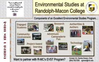 Environmental Studies at Randolph-Macon College