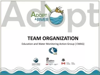TEAM ORGANIZATION Education and Water Monitoring Action Group ( EWAG)