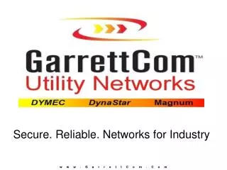 Secure. Reliable. Networks for Industry