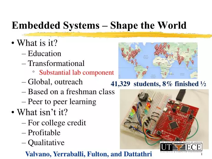 embedded systems shape the world