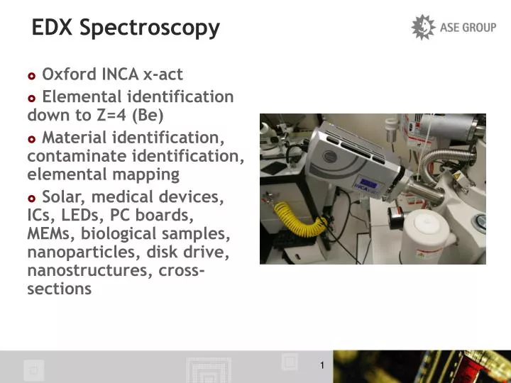 edx spectroscopy