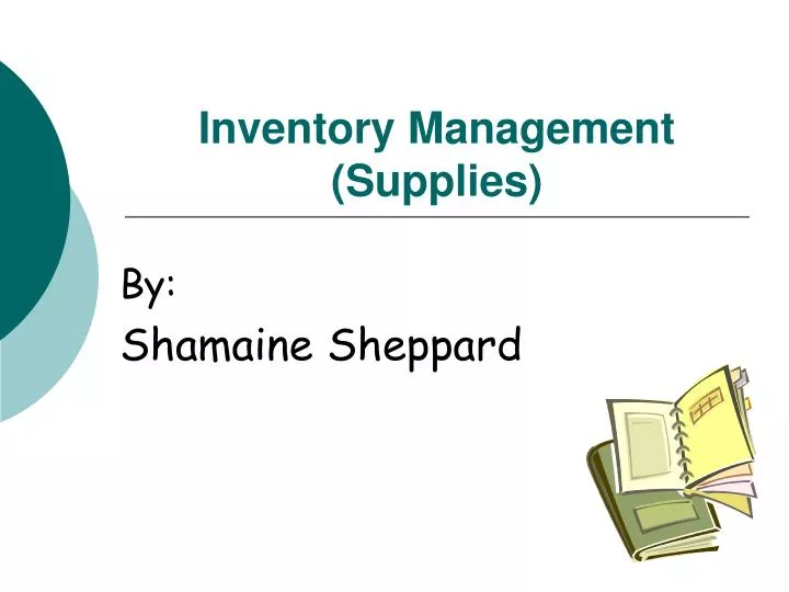 inventory management supplies