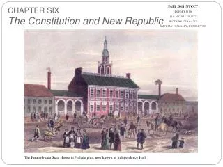 FALL 2011 NYCCT HISTORY 1110: U.S. HISTORY TO 1877 SECTIONS 6750 &amp; 6752