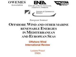 Offshore Wind International Review Luciano Pirazzi ENEA