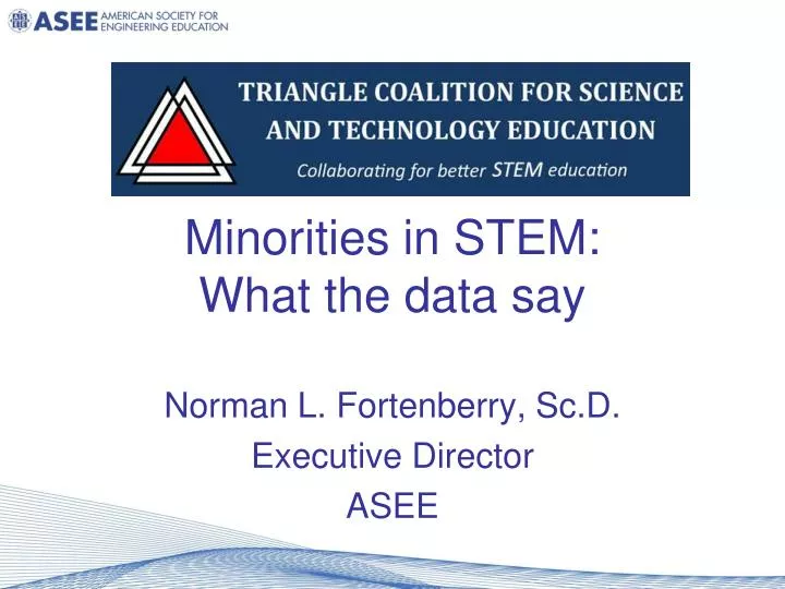 minorities in stem what the data say