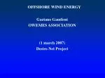 OFFSHORE WIND ENERGY - slide 1