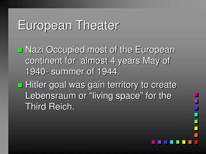 european theater