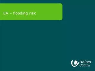 EA – flooding risk
