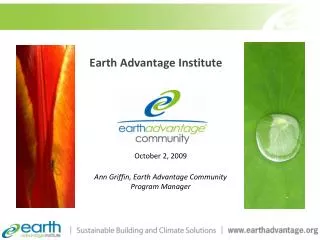 Earth Advantage Institute