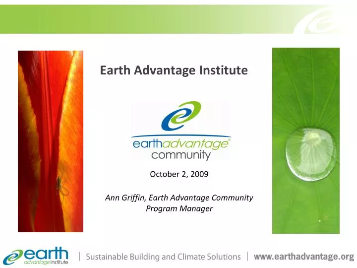 earth advantage institute