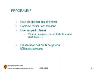 programme