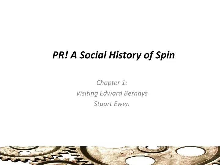 pr a social history of spin