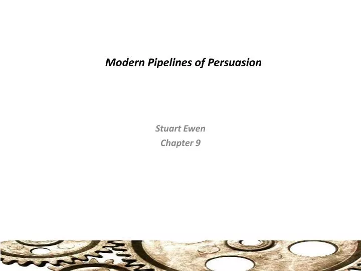 modern pipelines of persuasion