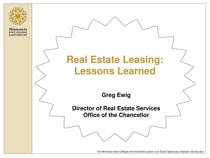 real estate leasing lessons learned