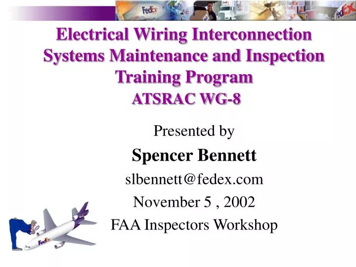 electrical wiring interconnection systems maintenance and inspection training program atsrac wg 8