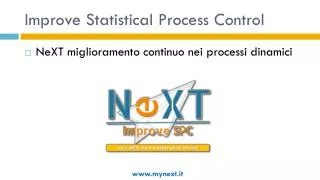 improve statistical process control