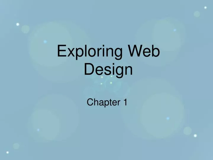 exploring web design