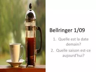 bellringer 1 09