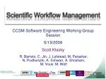 Scientific Workflow Management - slide 1