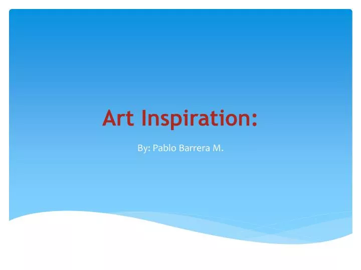 art inspiration