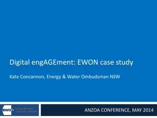 Digital engAGEment : EWON case study