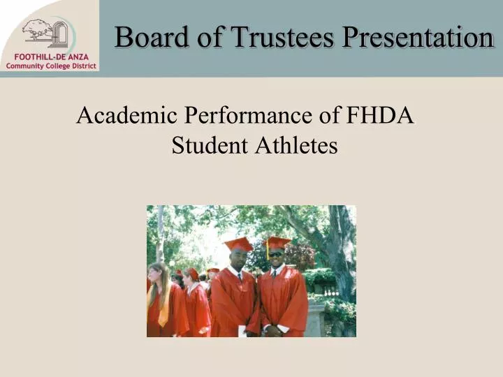 board of trustees presentation