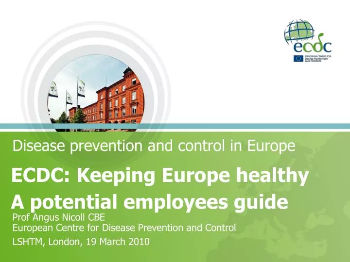 disease prevention and control in europe