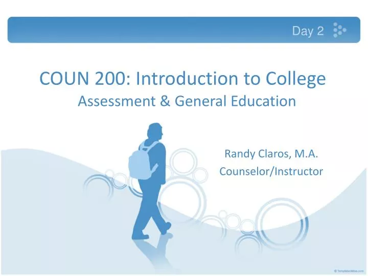 coun 200 introduction to college