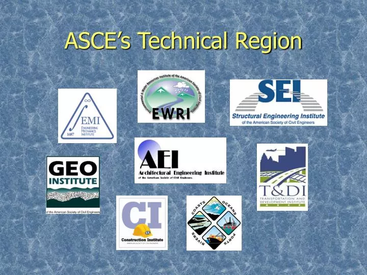 asce s technical region